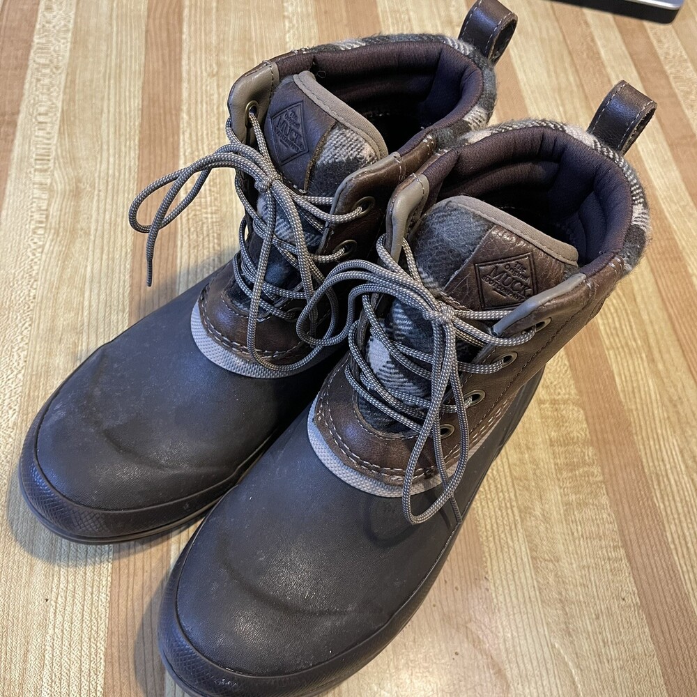 Muck Boot Company Rain Rubber Boots US Size 9 Women’s Brown. Have Issue, Read!